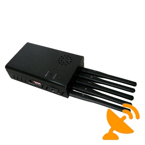 5 Antennas 3G 4G Signal Mobile Phone Jammer - Click Image to Close