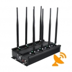 Ultimate Eight Band Wireless Signal Jammer Terminator for Mobile Phone, WiFi Bluetooth, UHF, VHF, GPS, LoJack