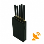 Five Antenna Portable Cell Phone + GPS + Wifi Signal Blocker