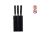 Handheld 3G 4G Cell Phone Multifunctional Signal Jammer 6 Antenna