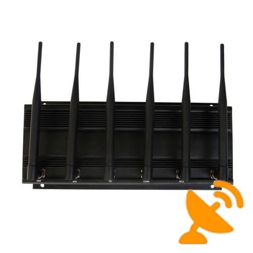 6 Antenna Wall Mounted 3G 4G Cellphone Jammer - Click Image to Close