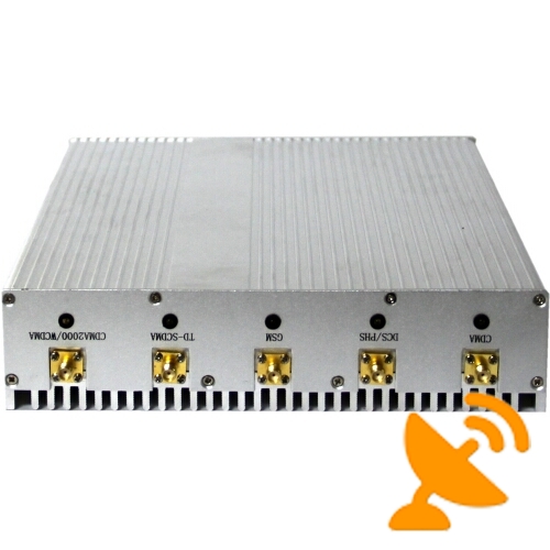 High Power Eight Antenna Cell Phone & GPS & Wifi & VHF/UHF Jammer - Click Image to Close