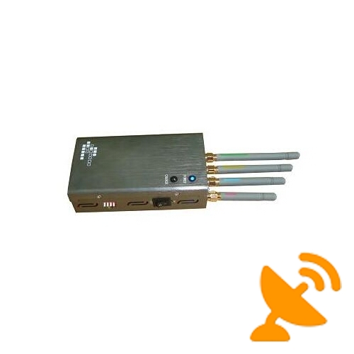 5 Band Portable GPS & GSM,CDMA,DCS,PHS,3G Mobile Phone Jammer - Click Image to Close