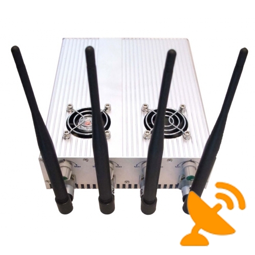 Four Antenna Adjustable + Remote Control 3G Cell Phone Jammer & WIFI Jammer - Click Image to Close
