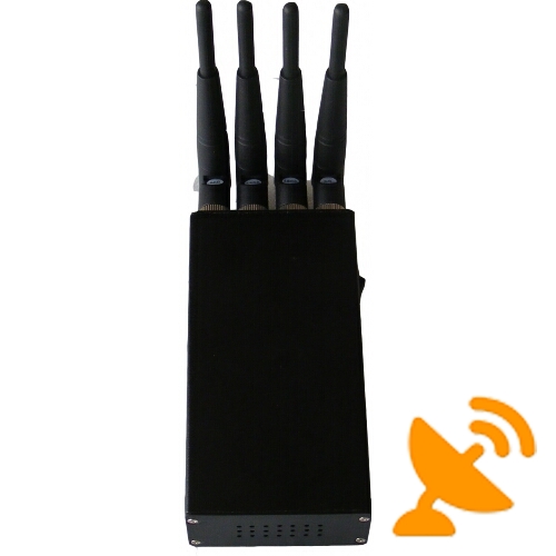 Handheld 3G GSM CDMA DCS PHS Signal Mobile Phone Jammer - Click Image to Close