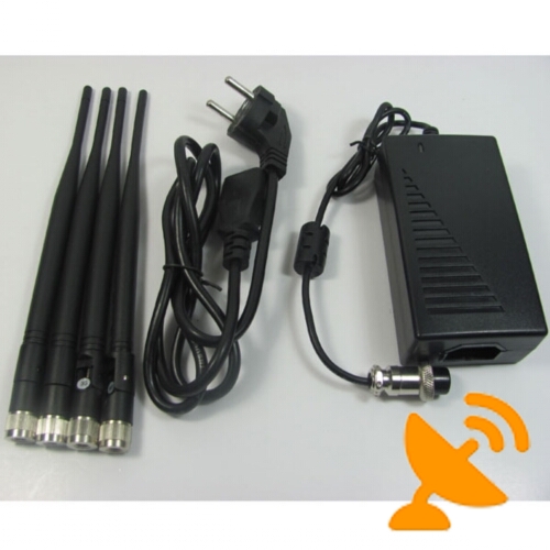 2013 NEW 4 Antenna Wall Mounted Cell Phone Jammer - Click Image to Close