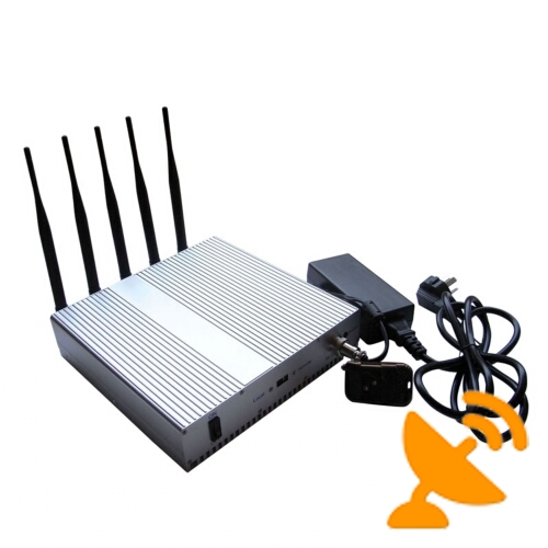 3G 4G High Power Mobile Signal Blocker with Remote Control - 4G Wimax - Click Image to Close