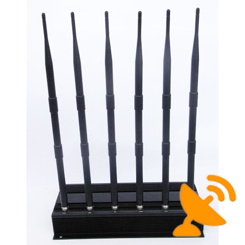 High Power Desktop Multifunctional Mobile Phone & GPS & Wifi & VHF/UHF Jammer - Click Image to Close