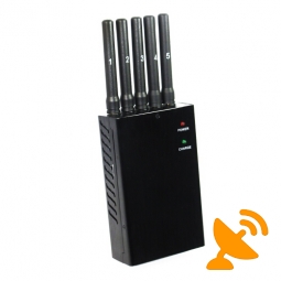 Five Antenna Portable Mobile Phone Jammer,GPS Jammer,Wifi Jammer