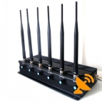 6 Antenna Adjustable High Power 3G 4G Cell Phone Jammer