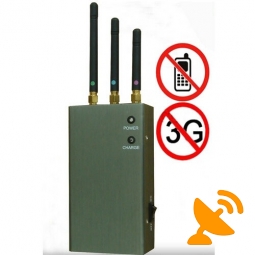 NEW Portable Cellular Phone Signal Jammer Blocker