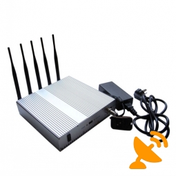 3G 4G High Power Mobile Signal Blocker with Remote Control - 4G LTE