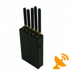 Five Antenna Portable Cell Phone + GPS + Wifi Signal Blocker