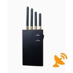 Four Antenna Portable CellPhone Jammer GPS Blocker