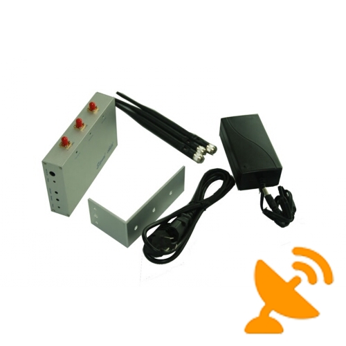 3 Antenna GSM 3G Remote Control Cell Phone Jammer - Click Image to Close