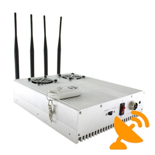 Four Antenna Adjustable + Remote Control 3G Cell Phone Jammer & WIFI Jammer - Click Image to Close