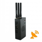 Three Antenna Portable Cell Phone Jammer & Wireless Video Wifi Jammer with Cooling Fan