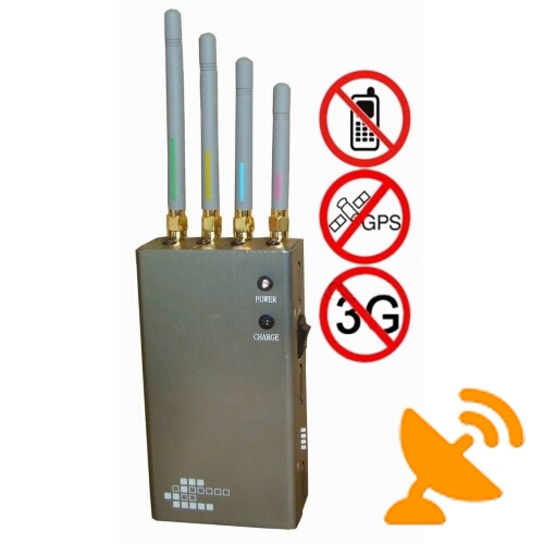 5 Band Portable GPS & GSM,CDMA,DCS,PHS,3G Mobile Phone Jammer - Click Image to Close