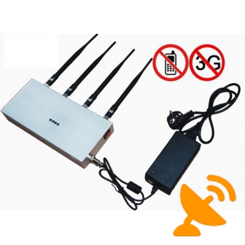 4 Antenna 2G 3G Mobile Phone Jammer with Remote Control - Click Image to Close