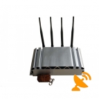 4 Antenna Adjustable Remote Control Cell Phone Jammer