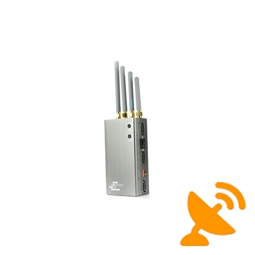 5 Band Portable GPS & GSM,CDMA,DCS,PHS,3G Mobile Phone Jammer - Click Image to Close