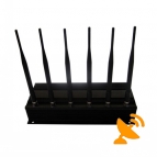 6 Antenna Wall Mounted 3G 4G Cellphone Jammer