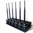 Six Antenna Adjustable 3G Cell Phone + Wifi + UHF / VHF Signal Jammer