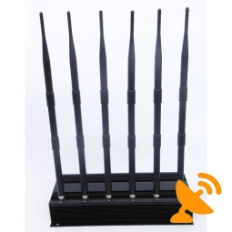 High Power Desktop UHF, Lojack ,Cell Phone, GPS Signal Jammer