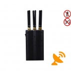 6 Antennas Handheld Multifunctional WIFI GPS 3G Cell Phone Signal Jammer