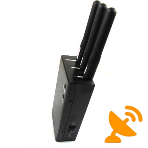 5 Band Portable GPS & Cellular Jammer - Click Image to Close