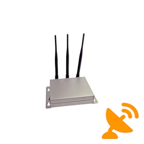 3 Antenna Wall Mounted Mobile Phone Jammer - Click Image to Close