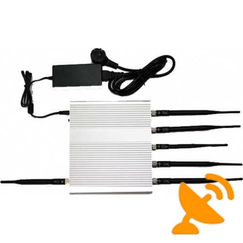 15W Six Antenna Cell Phone ^ GPS ^ Wifi Jammer - Click Image to Close