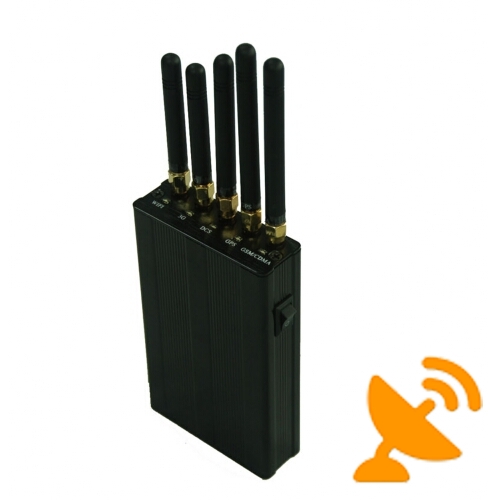 Five Antenna Portable Cell Phone + GPS + Wifi Signal Blocker - Click Image to Close