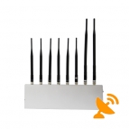 Powerful Eight Antenna High Power Jammer Cell Phone & Wifi & GPS & VHF/UHF Jammer