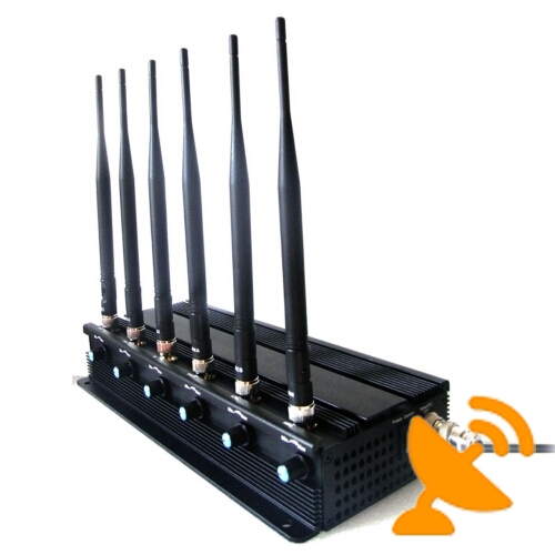 Adjustable High Power Mobile Phone & Wifi & UHF Jammer - Click Image to Close
