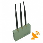 3 Antenna GSM 3G Remote Control Cell Phone Jammer