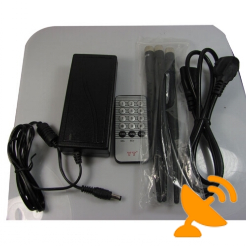 3 Antenna GSM 3G Remote Control Cell Phone Jammer - Click Image to Close