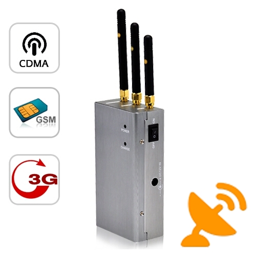 GSM CDMA 3G DCS Mobile Phone Signal Jammer - Click Image to Close