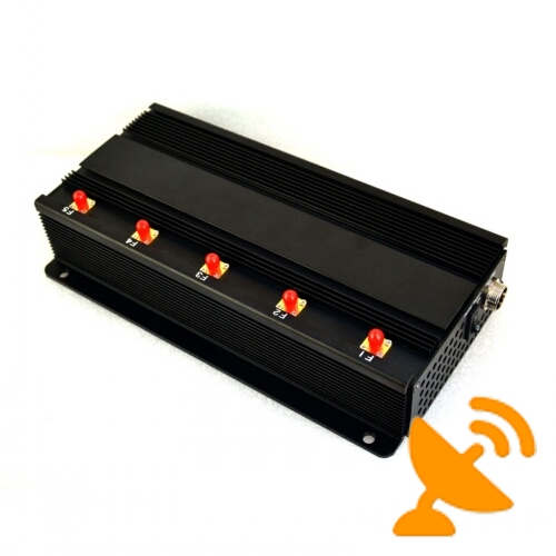 High Power 12W GPS & Cell Phone Signal Blocker - Click Image to Close