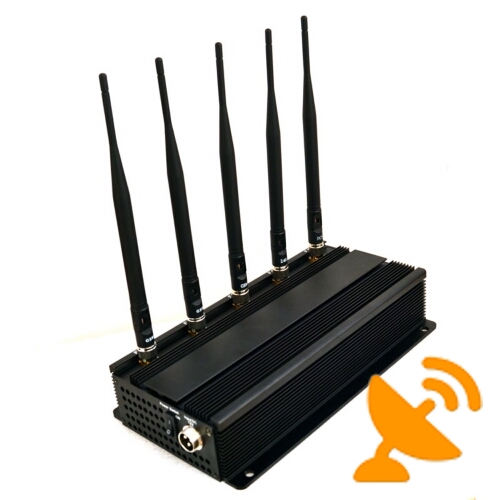 High Power 12W GPS & Cell Phone Signal Blocker - Click Image to Close