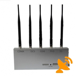 Remote Control + 3G GSM CDMA DCS PCS Mobile Jammer