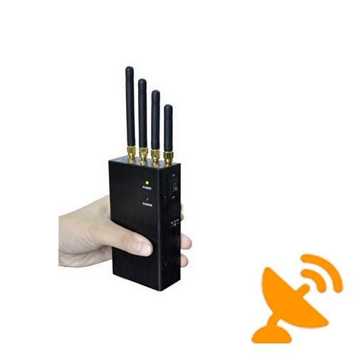 Four Antenna Portable CellPhone Jammer GPS Blocker - Click Image to Close