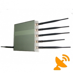 15W Six Antenna Cell Phone ^ GPS ^ Wifi Jammer