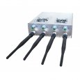 4 Antenna Cell Phone Jammer - Adjustable Remote Control Cooling Fan