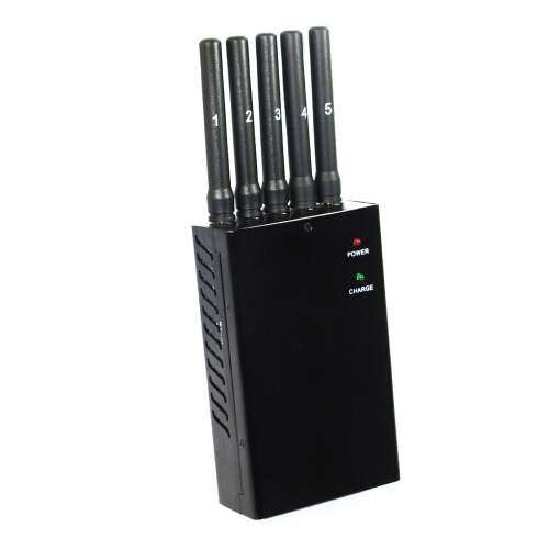 Five Antenna Portable Mobile Phone Jammer,GPS Jammer,Wifi Jammer