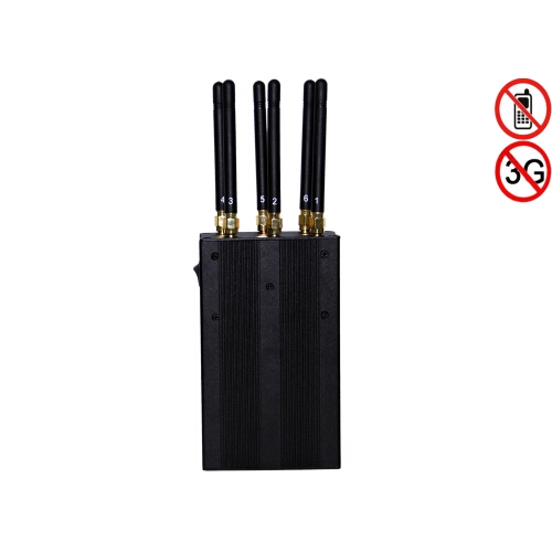 Six Antenna Handheld Multifunctional Jammer 4G Cell Phone WIFI Jammer