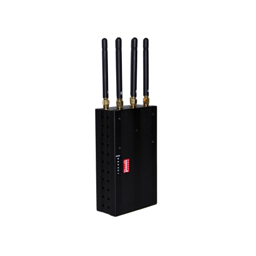 Handheld 3G 4G Cell Phone Multifunctional Signal Jammer 6 Antenna