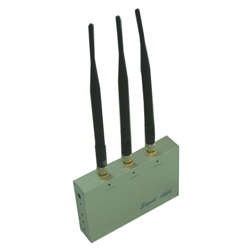 3 Antenna GSM 3G Remote Control Cell Phone Jammer