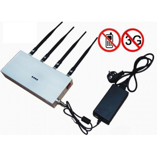 4 Antenna 2G 3G Mobile Phone Jammer with Remote Control