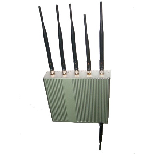 15W Six Antenna Cell Phone ^ GPS ^ Wifi Jammer